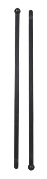 Jiggers  Black 7.5" Flat Ball End Stirrer  (1000 piece per box)