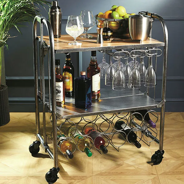 BarCraft  Deluxe Folding Bar Cart