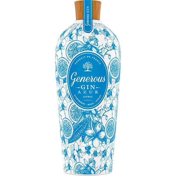 Generous  Aromatic Craft Gin Azur (700 ml)
