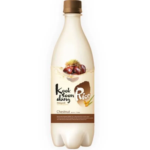Kook Soon Dang  Chesnut Makgeollii (750 ml) (Pack 20 Bottles)