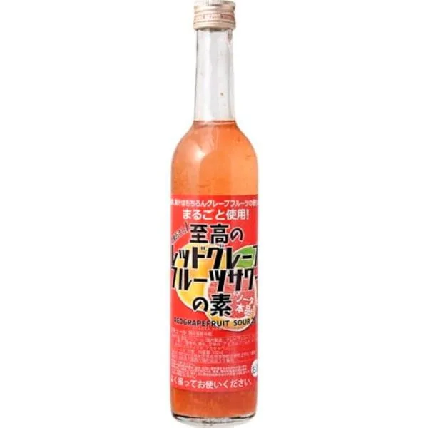 Japanese Crafts Fruit Cocktails Base Red Grapefruit Sour (720 ml)