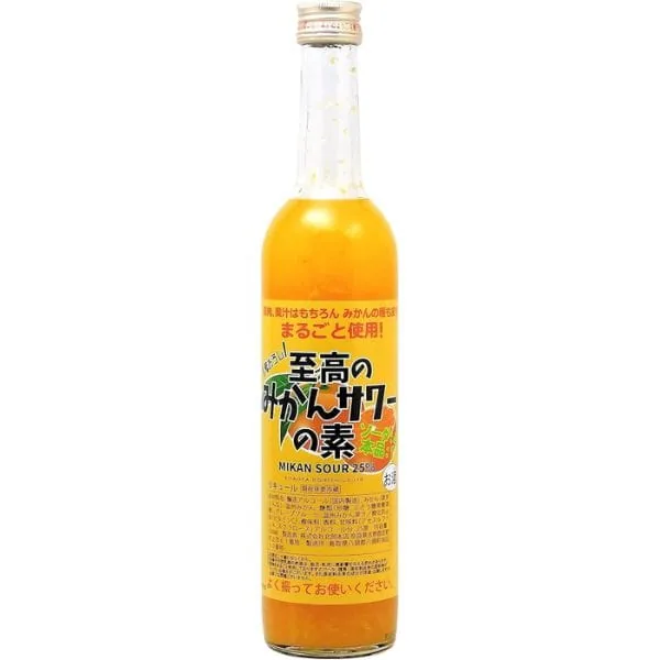 Japanese Crafts Fruit Cocktails Base Mandarin Orange Sour (720 ml)