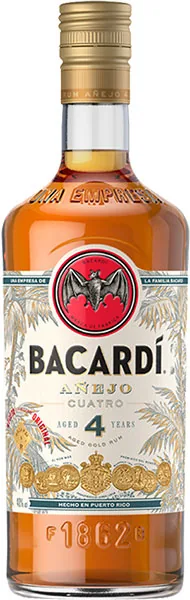 Bacardi  Anejo Cuatro 4 Years (700 ml)