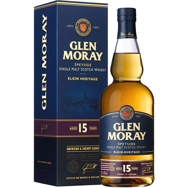 Glen Moray  15 Years Old Single Malt Whisky (700 ml)