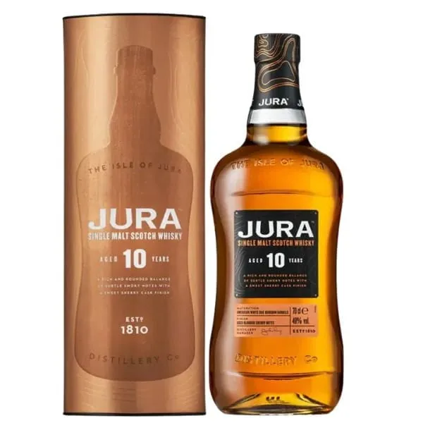 Jura 10 Year Old Single Malt Scotch Whisky (700 ml)