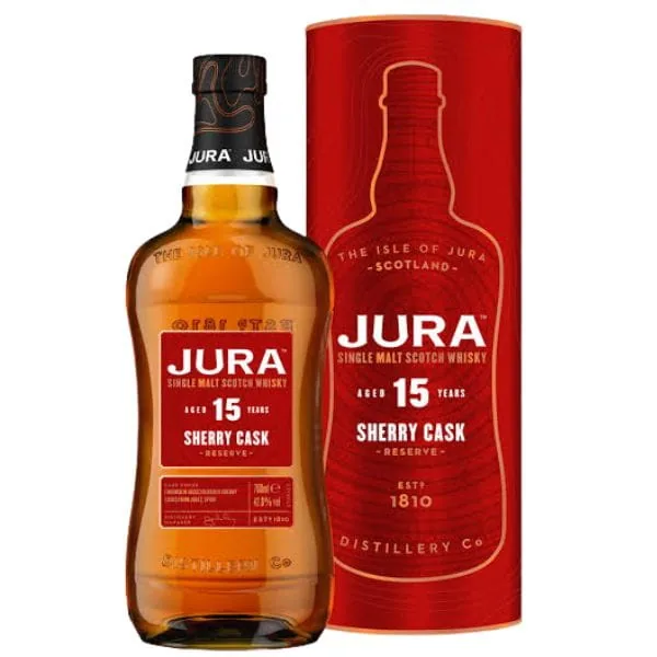 Jura 15 Year Old Sherry Single Malt Scotch Whisky (700 ml)