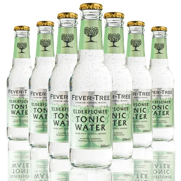 Fever-Tree  Premium Elderflower (200 ml) (Pack 24 Bottles)
