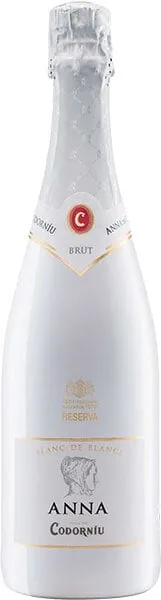 Bodegas Codorniu Raventos  Cava Codorniu Anna Blanc de Blancs Reserva Brut
