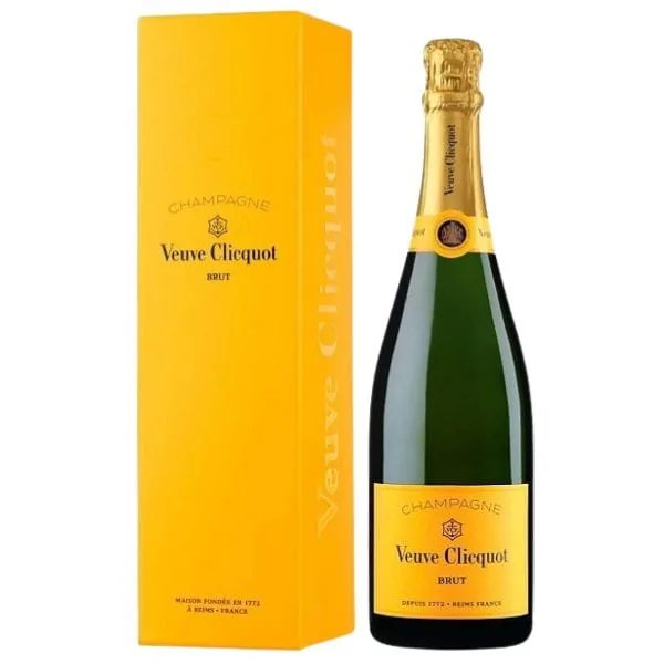 Veuve Clicquot Yellow Label with Gift Box